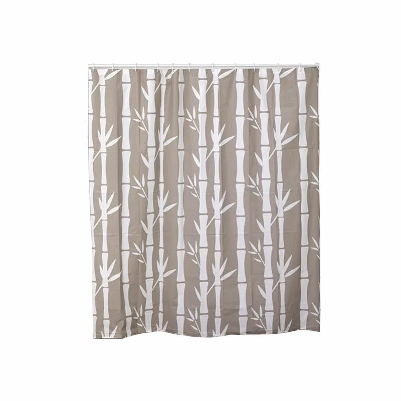 Cortina Bambu Marron de Peva Oriental para Cuarto de Baño de 180 x 180 cm Sol Naciente Bambu damdamgo
