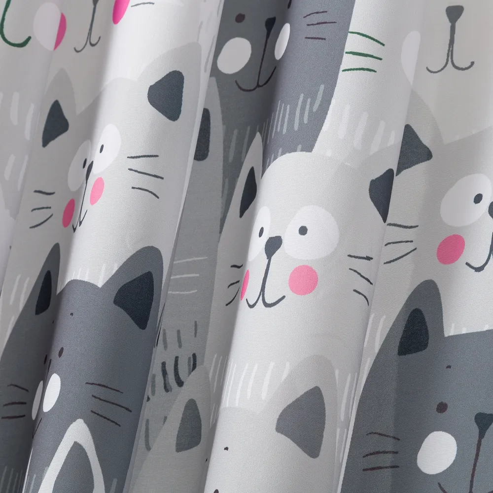 Cortina BAÑO Gatos Poliester damdamgo