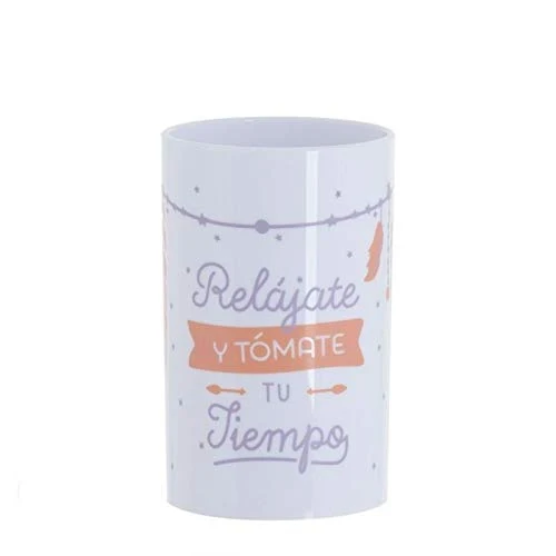 Set de baño Original RELAJATEde PVC para Cuarto de baño damdamgo
