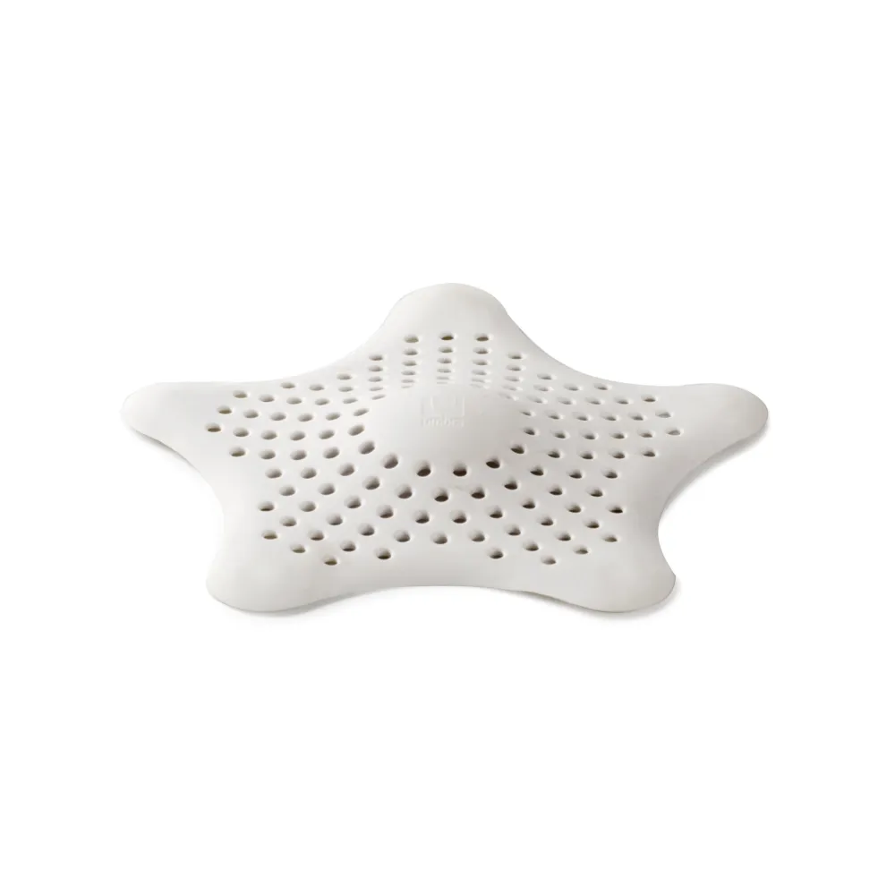 Starfish Atrapacabellos de Plástico, Blanco Blanco damdamgo