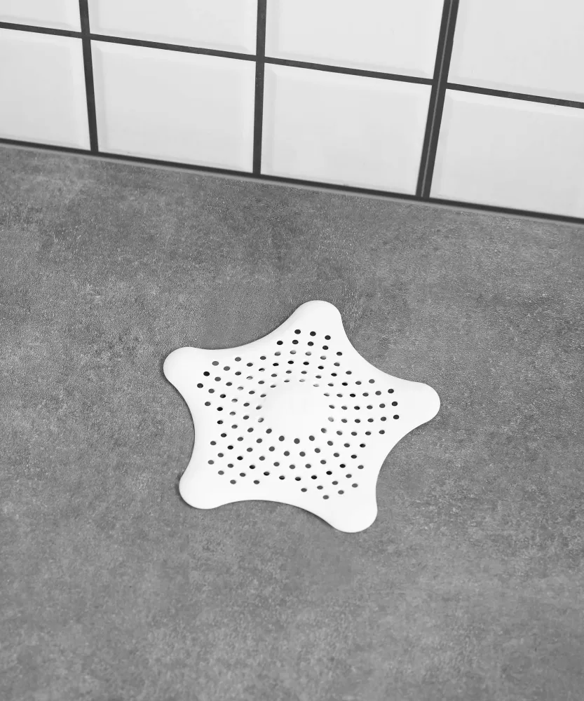 Starfish Atrapacabellos de Plástico, Blanco Blanco damdamgo