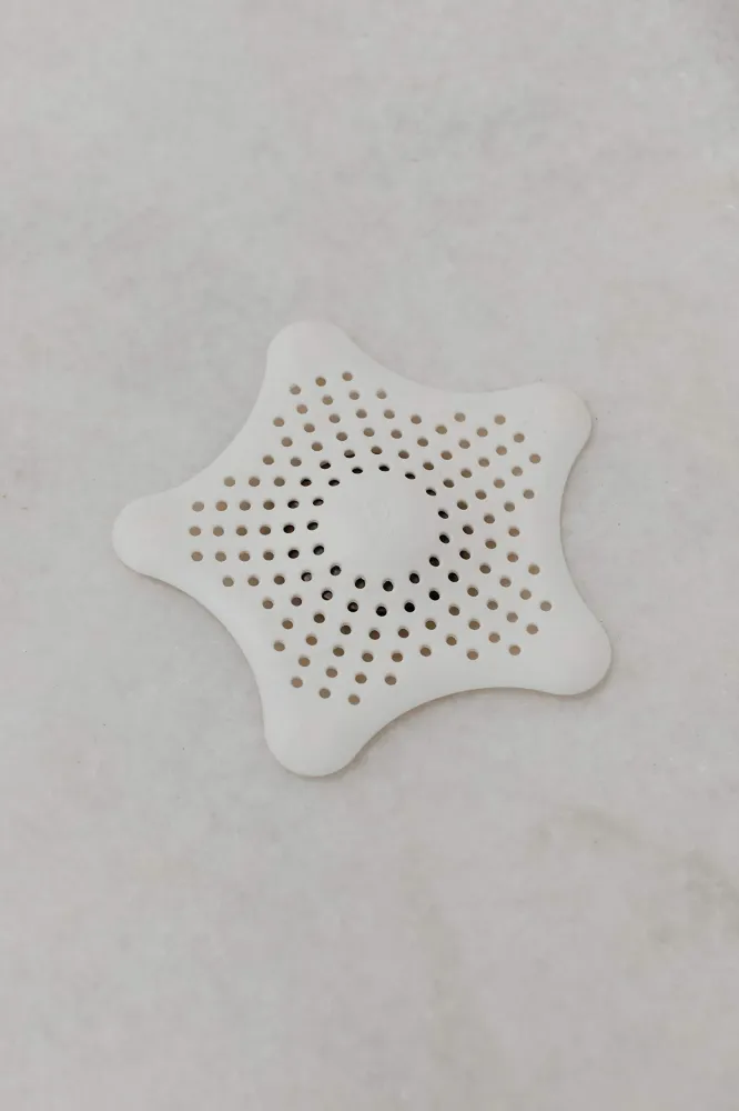 Starfish Atrapacabellos de Plástico, Blanco Blanco damdamgo