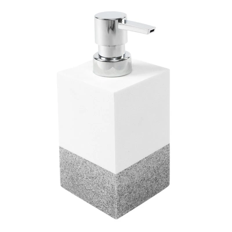DISPENSADOR JABON BICOLOR GRIS DCASA