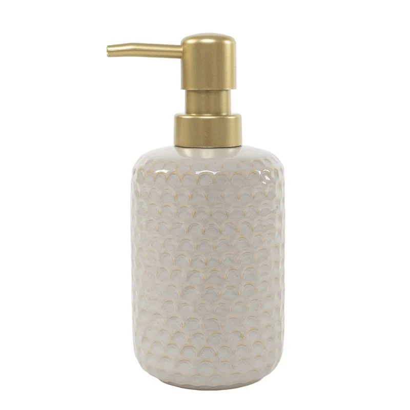 DISPENSADOR JABON GRABADO NATURAL DCASA