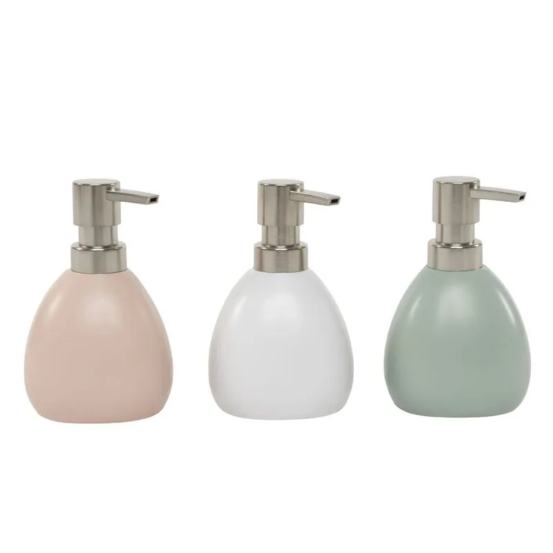 DISPENSADOR JABON NATURE Beige DCASA