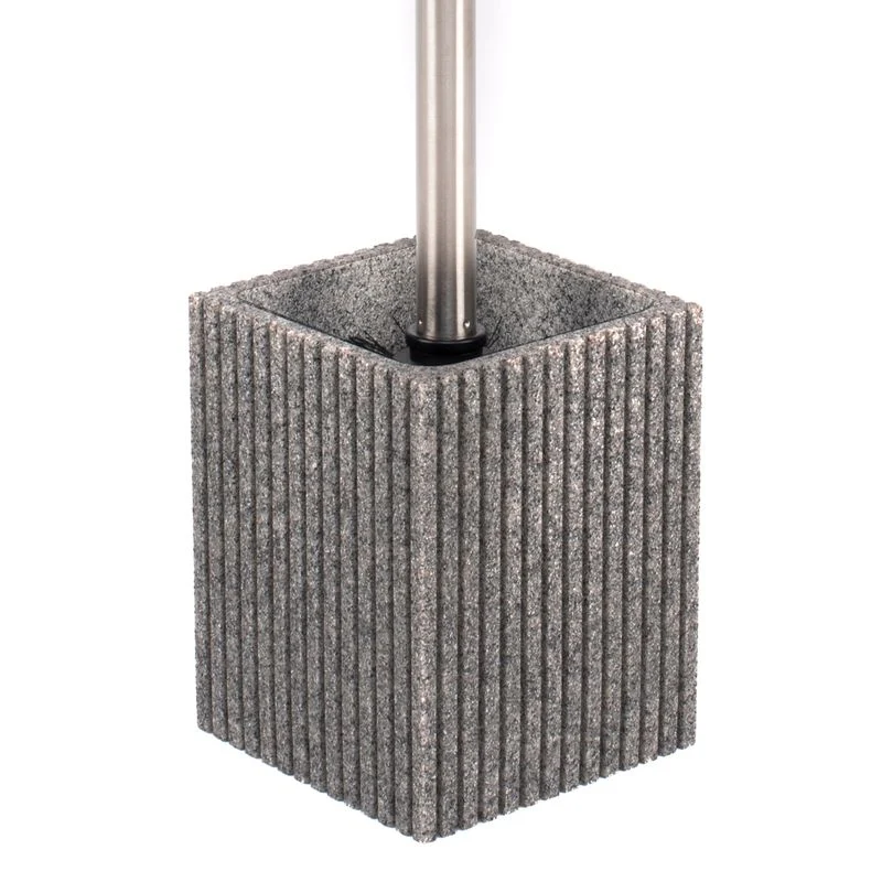 ESCOBILLERO GRIS RAYAS DCASA
