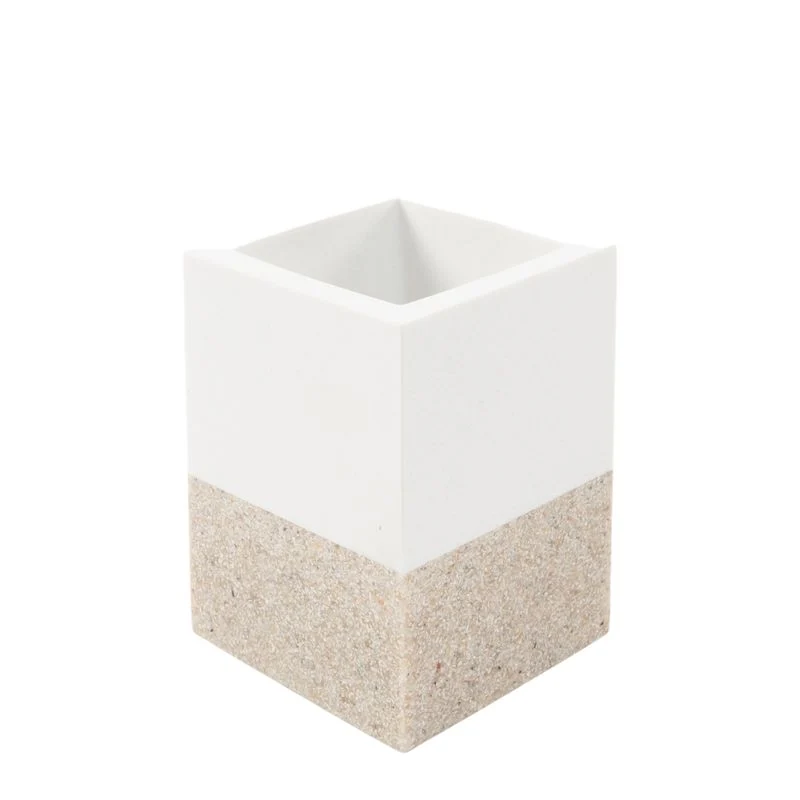VASO BAÑO BICOLOR NATURAL DCASA