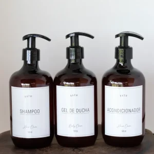 Dispensadores para shampoo , acondicionador y gel de ducha Decomarket Uruguay
