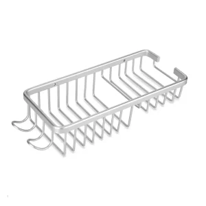 Jabonera de Rejilla Rectangular Profunda y Llana 10.3/8" Acabado US15 - Deltana