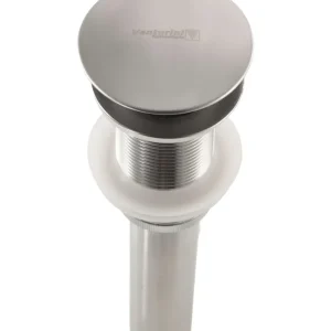Desagüe Click Push grande sin rebose Acero