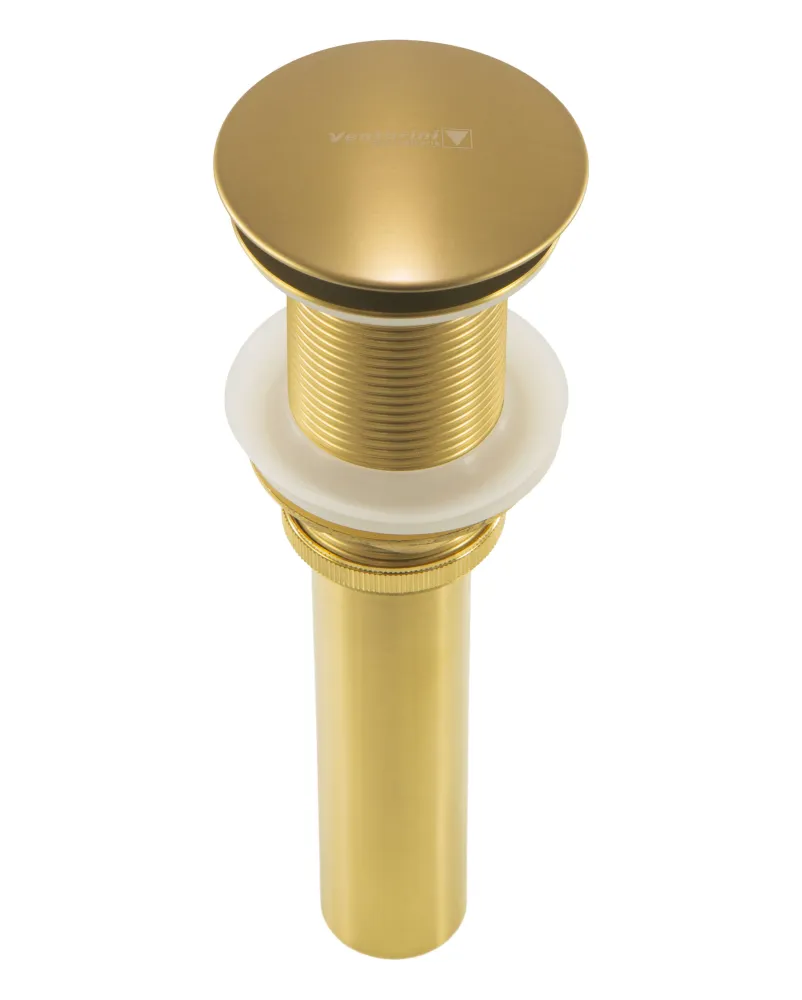 Desagüe Click Push grande sin rebose Dorato
