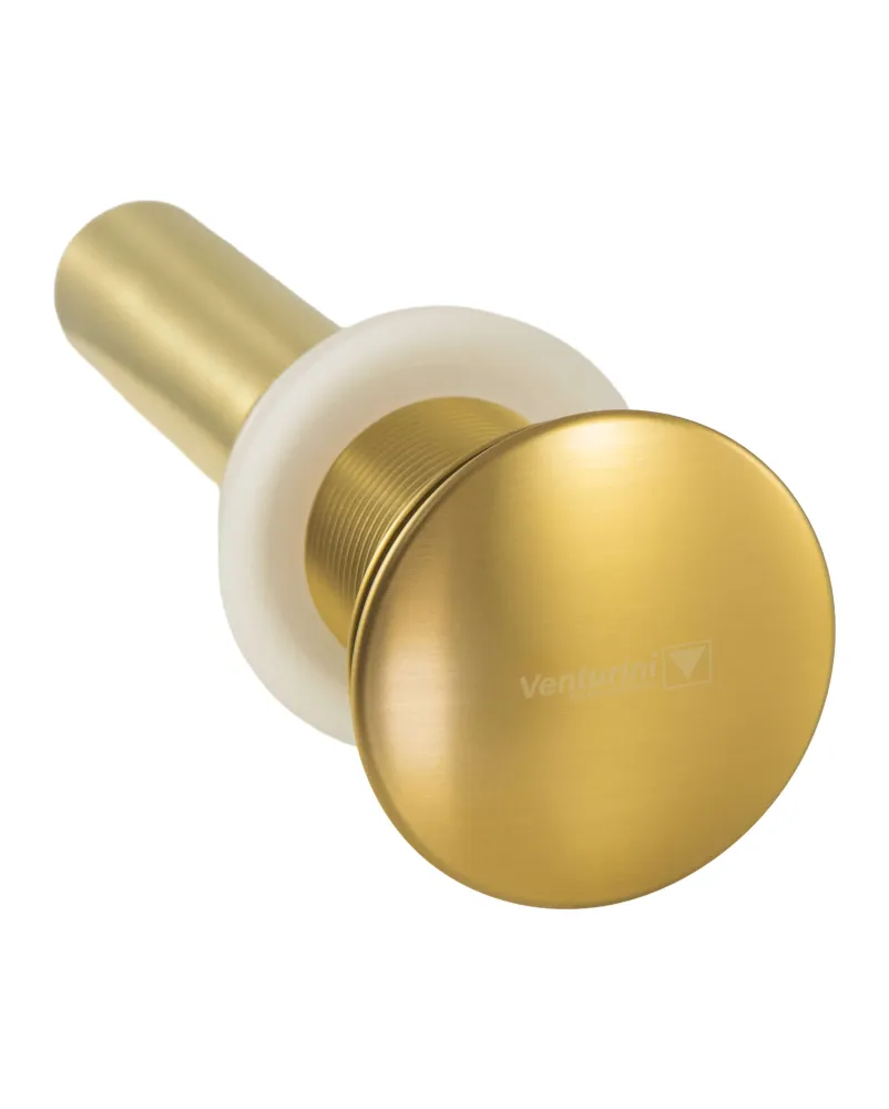 Desagüe Click Push grande sin rebose Dorato