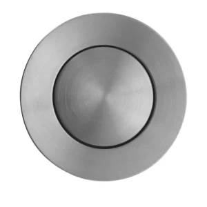 Desagüe Push pequeño en acero sin rebose