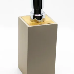 Dispensador de Jabón Líquido con Bambú