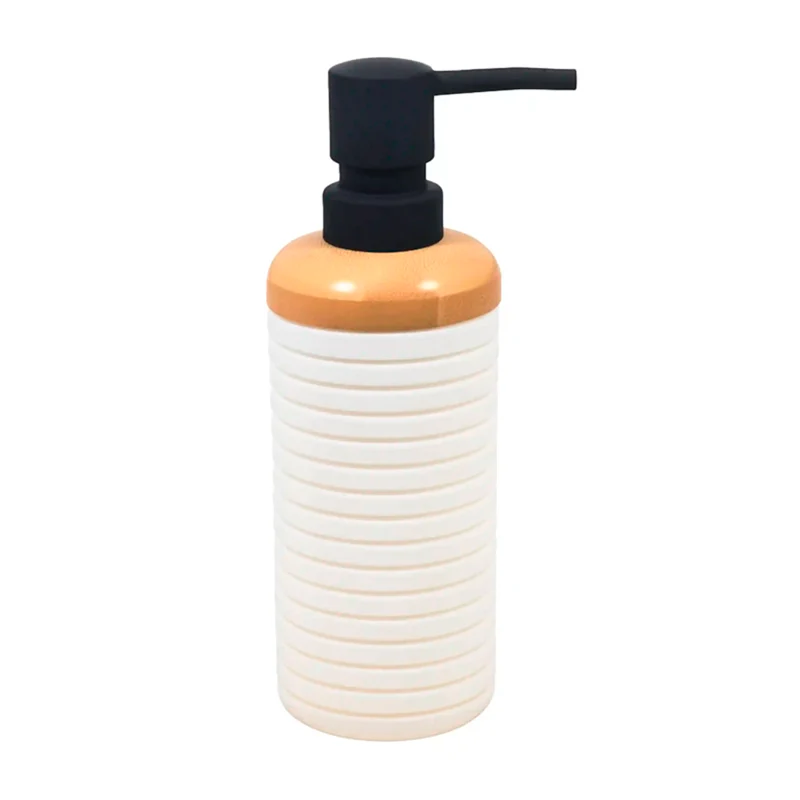 Dispensador De Jabon Locion Botella 300 Ml Negro
