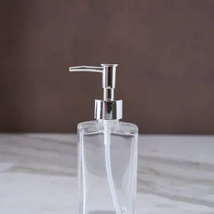 DISPENSER DE JABÓN CLEAR & SILVER 450ML