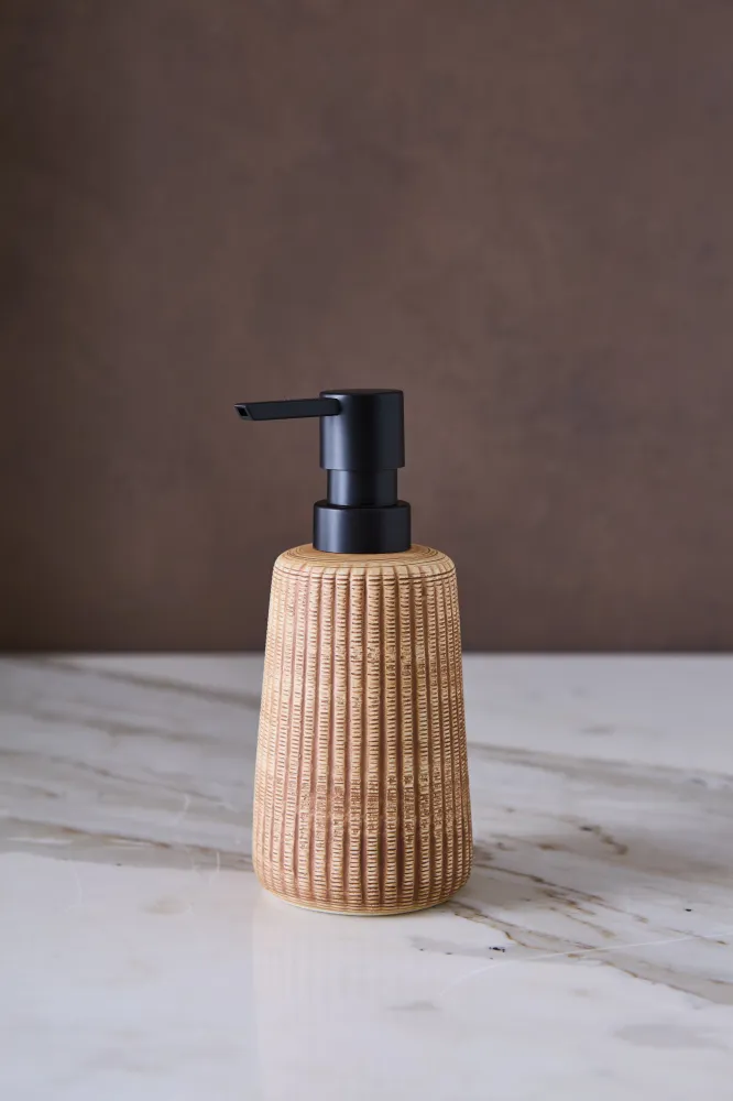 DISPENSER DE JABON STONE OCHER 450ML