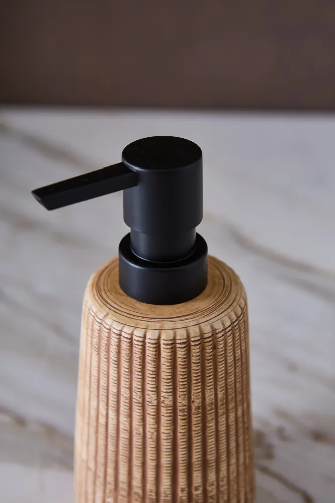 DISPENSER DE JABON STONE OCHER 450ML