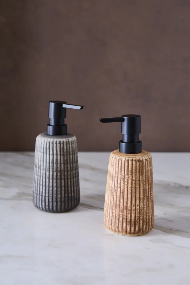DISPENSER DE JABON STONE OCHER 450ML