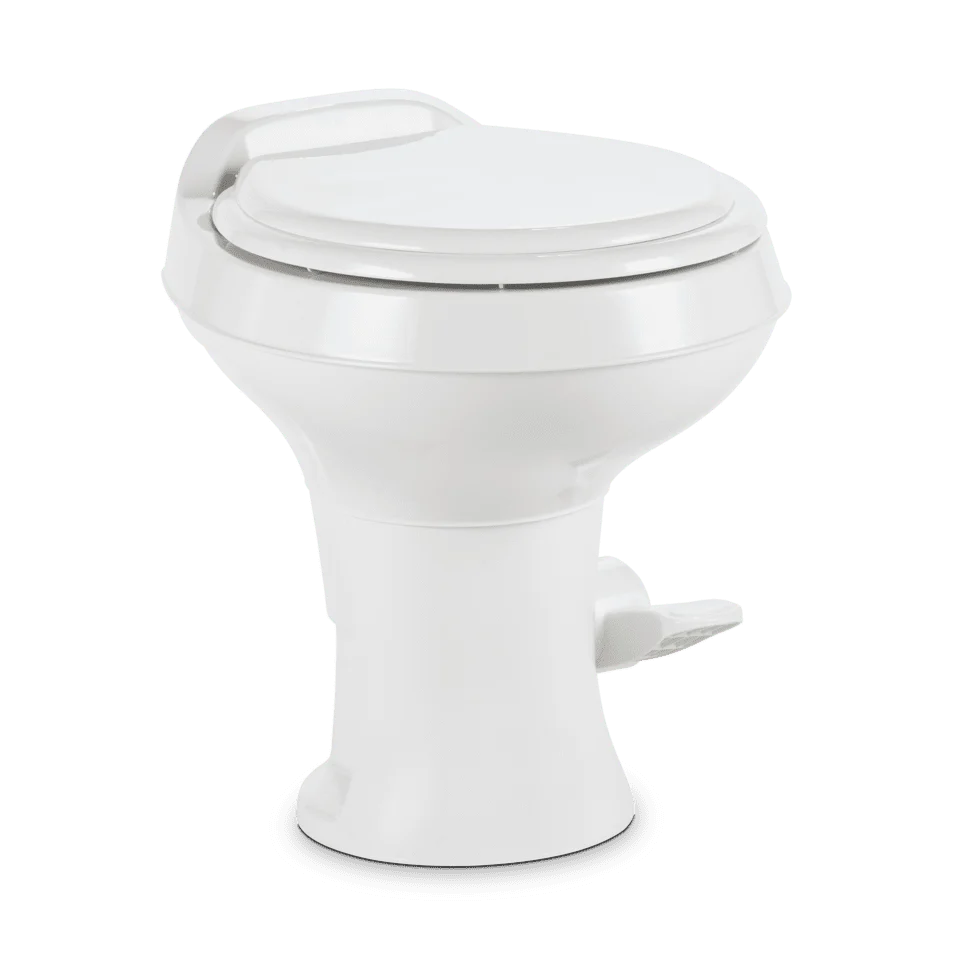 Inodoro Dometic 300 con descarga por gravedad – Inodoro alto con descarga por gravedad 302300071