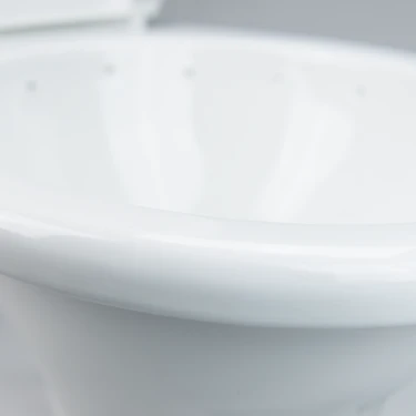 Inodoro Dometic Serie 310 para vehículos recreativos – Blanco, descarga con pedal, descarga Vortex de 360° 302310081