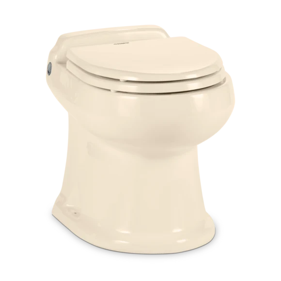 Inodoro para autocaravana Dometic 304874022 – Triturador MasterFlush – Permanente – Descarga de 12 V