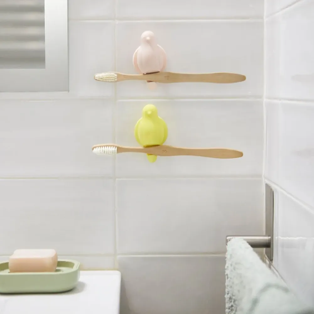 Soporte Cepillo Dental Birdie Blanco Dopamine Concept Store