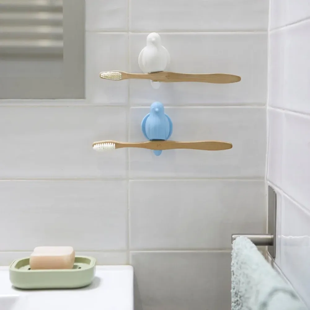 Soporte Cepillo Dental Birdie Blanco Dopamine Concept Store