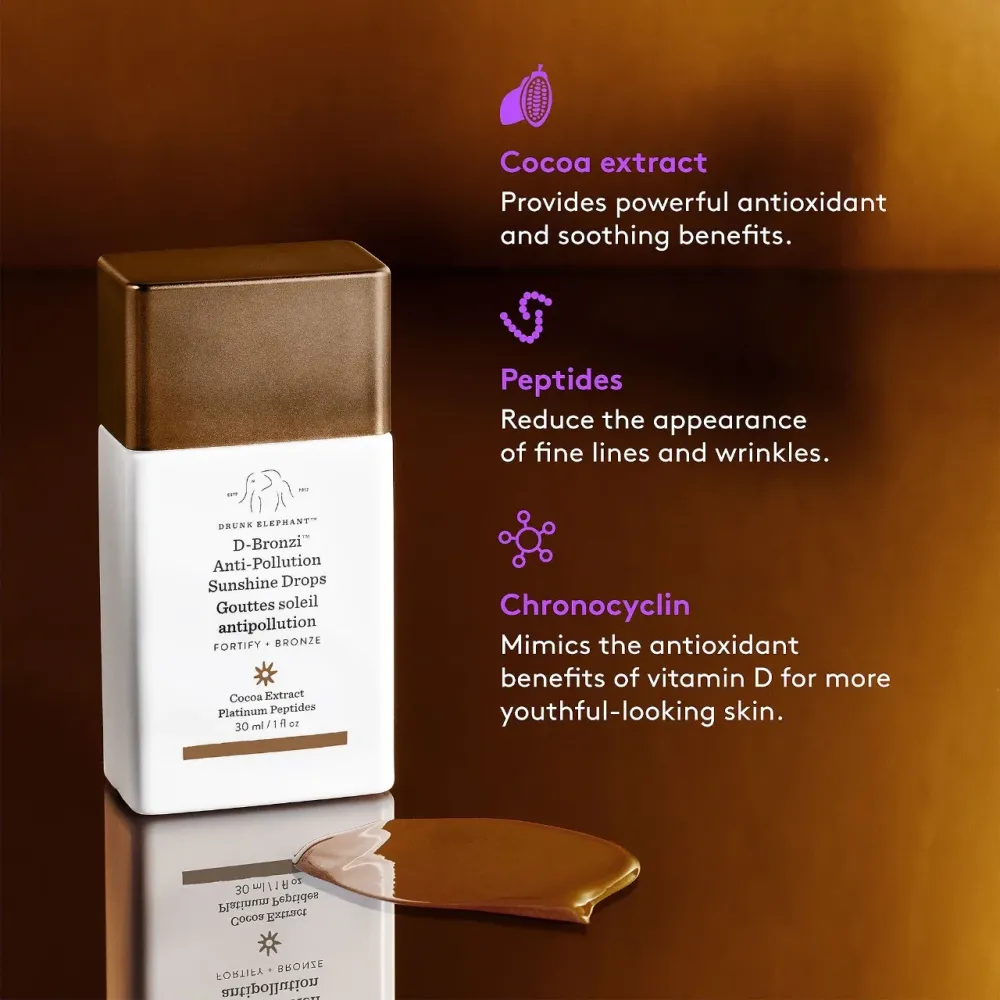 D-Bronzi™ Anti-Pollution Bronzing Drops - Drunk Elephant