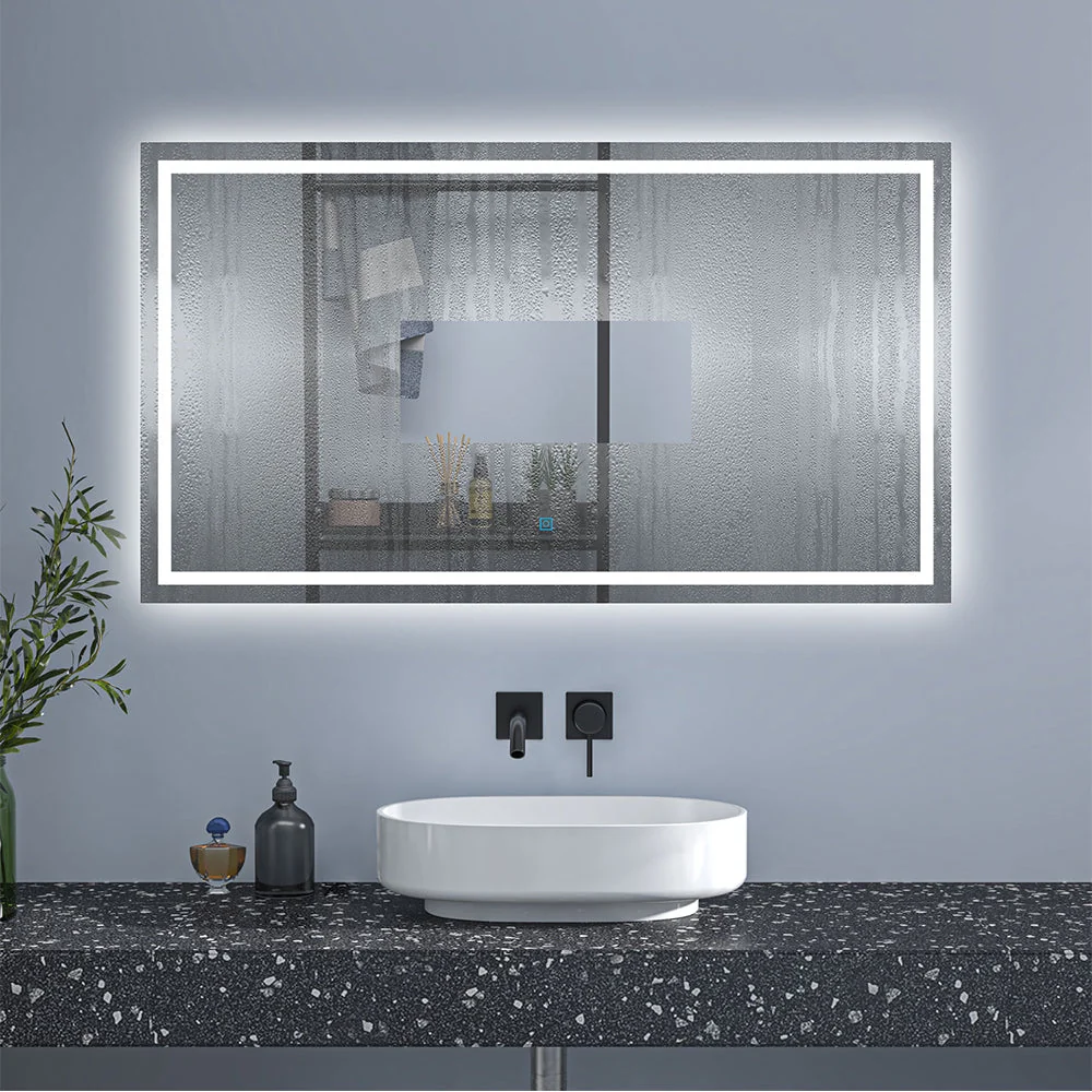 Duchacasa Espejo de baño LED sin cobre 120×80cm＋antivaho＋interruptor táctil Duchacasa_TZBY