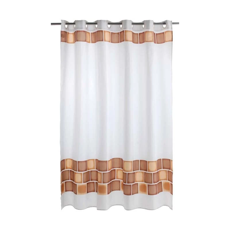 CORTINA POLIESTER SAUNA HANGLESS 180x180CM Duschy
