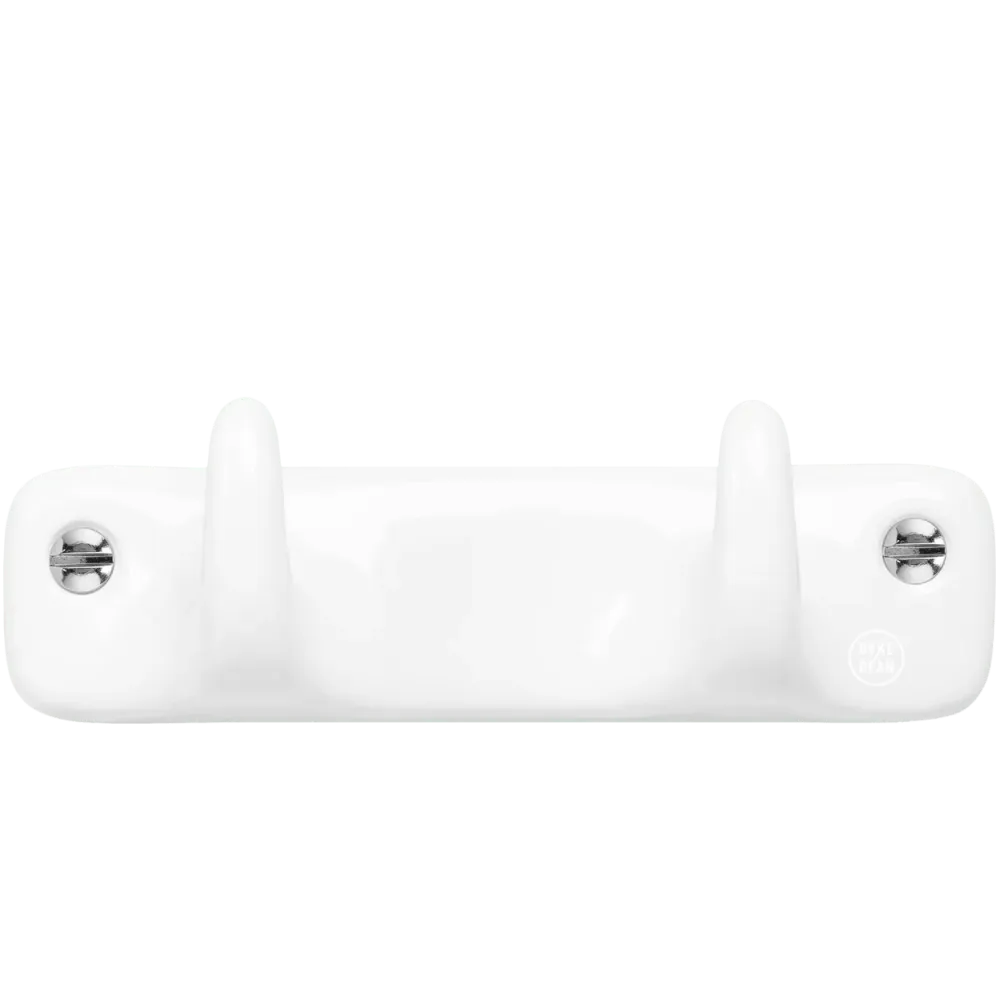 GANCHO PORCELANA BLANCA 2 DYKE & DEAN