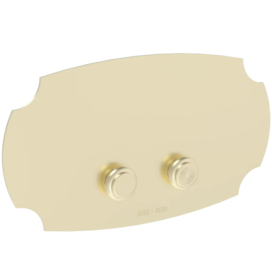 GRIFOS DE MANIJA DE PALANCA METÁLICA DOBLE PARA LAVABO DYKE & DEAN