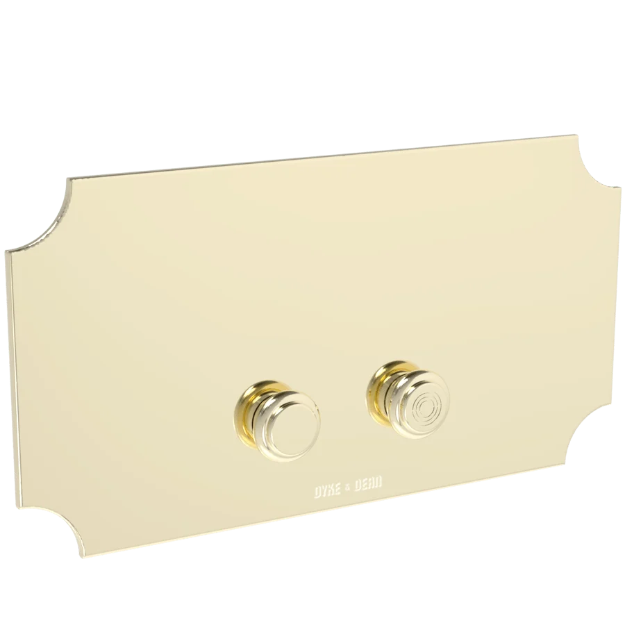 GRIFOS DE MANIJA DE PALANCA METÁLICA DOBLE PARA LAVABO DYKE & DEAN