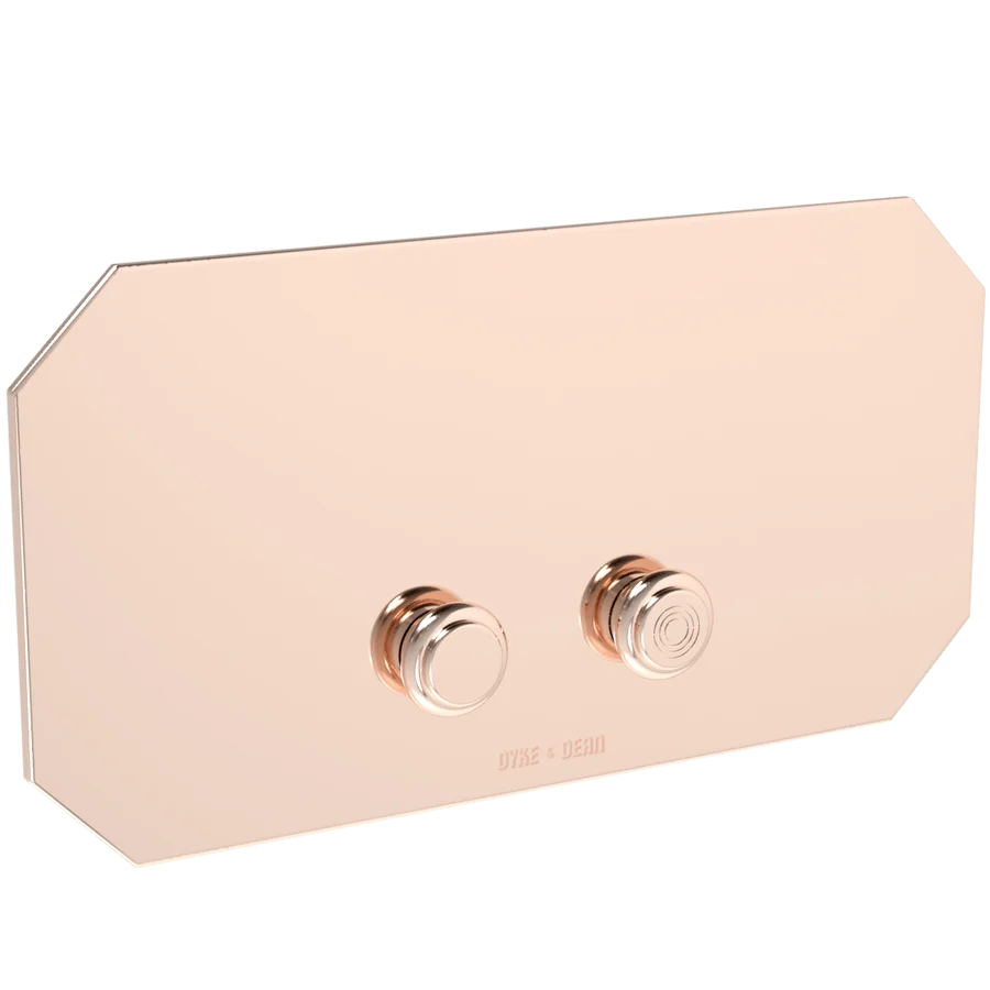 GRIFOS DE MANIJA DE PALANCA METÁLICA DOBLE PARA LAVABO DYKE & DEAN