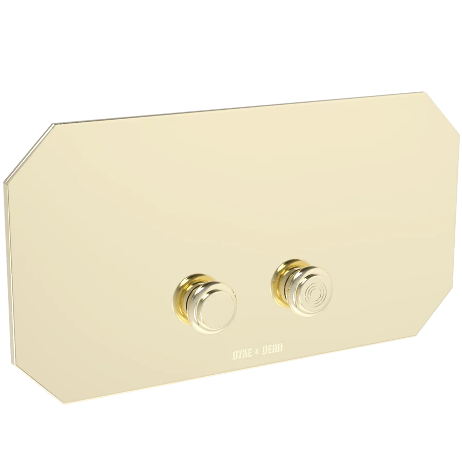 GRIFOS DE MANIJA DE PALANCA METÁLICA DOBLE PARA LAVABO DYKE & DEAN