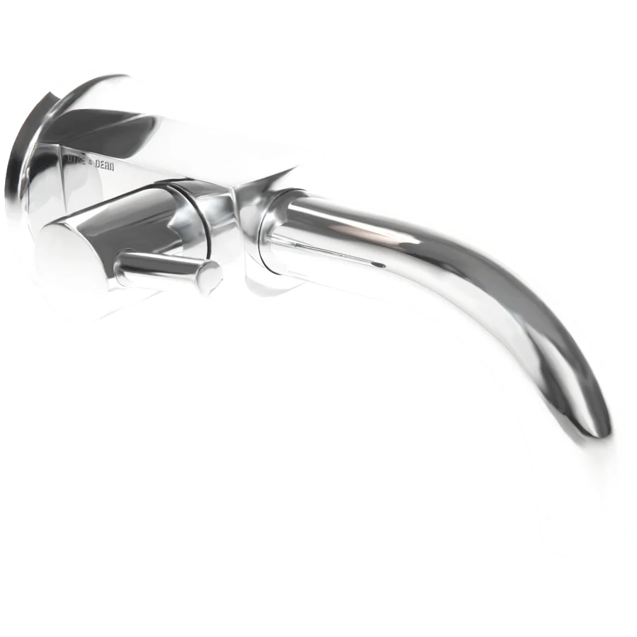 GRIFOS DE MANIJA DE PALANCA NEGRA PORCELANA TWIN LAVABO DYKE & DEAN