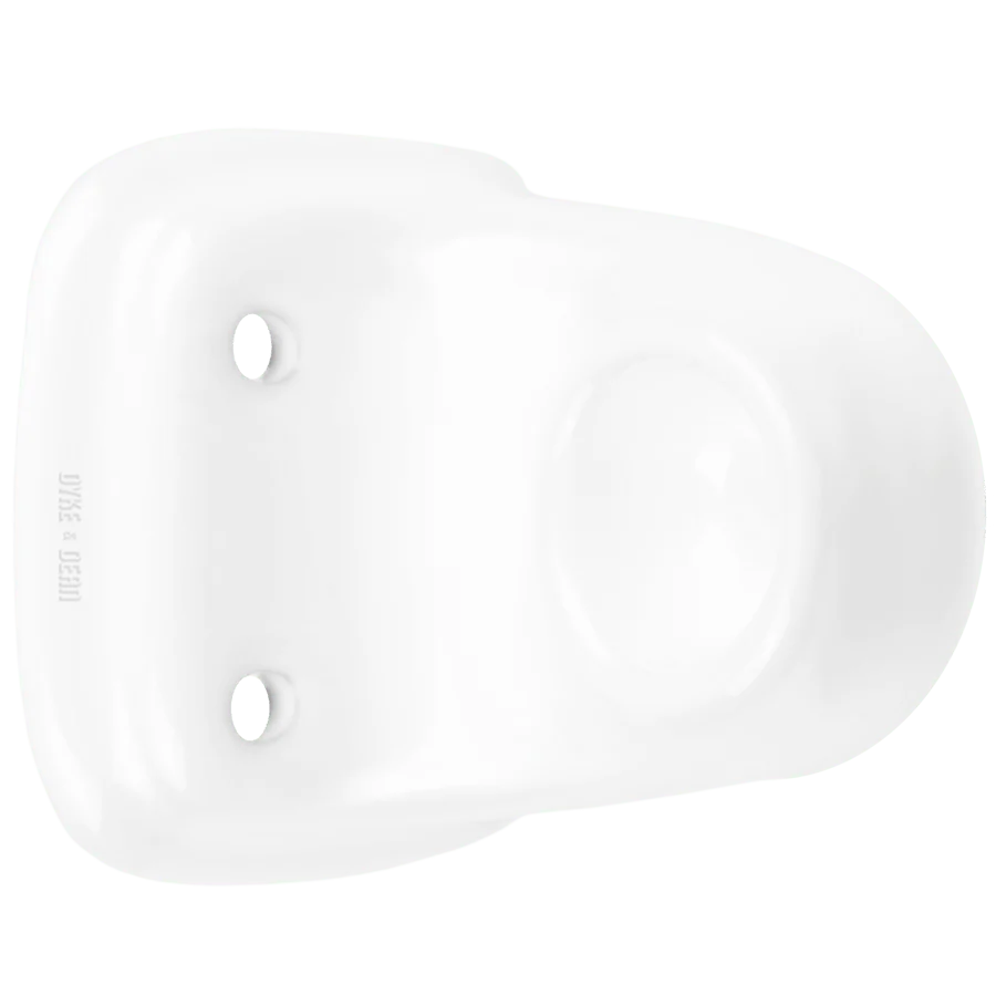 PERCHA DE TOALLA DE PORCELANA TRADICIONAL DYKE & DEAN