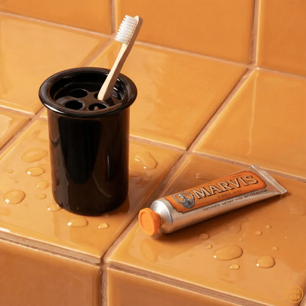 PORTA CEPILLOS DE DIENTES ESMALTADOS DYKE & DEAN