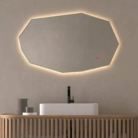 Espejo LED Baño GAUDÍ Dyled | Antivaho Integrado | Triple Touch | 3 Temperaturas Luz | Ip44