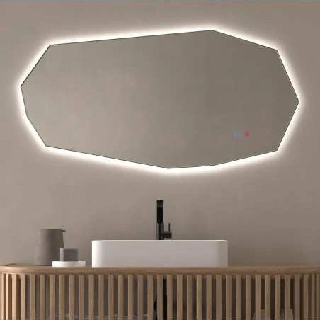 Espejo LED Baño GAUDÍ Dyled | Antivaho Integrado | Triple Touch | 3 Temperaturas Luz | Ip44