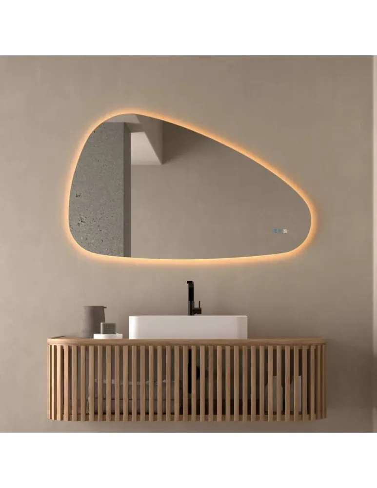Espejo LED YUSO Dyled – Retroiluminado, Antivaho y Control Táctil (80-120 cm)