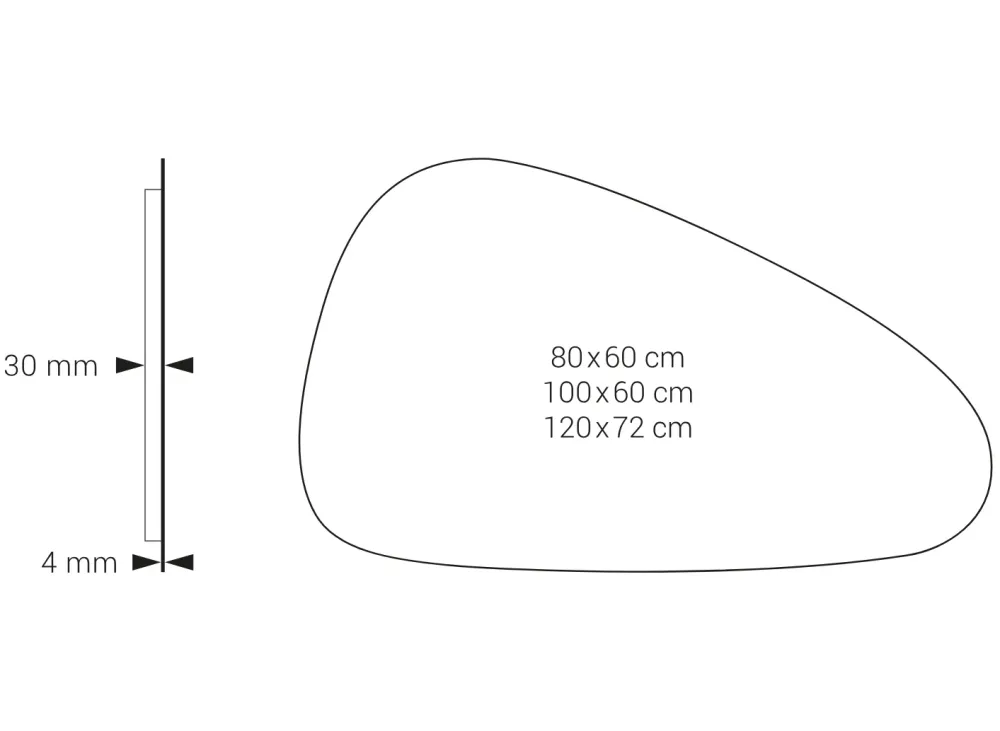 Espejo LED YUSO Dyled – Retroiluminado, Antivaho y Control Táctil (80-120 cm)