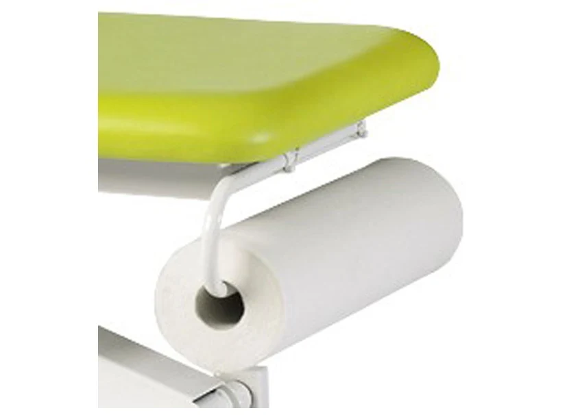 Portarrollos blanco con abrazaderas Ecopostural
