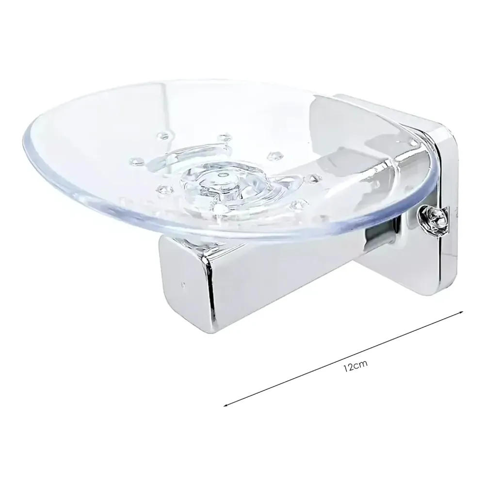 Jabonera Cromada Moderna ELASTOMEROS