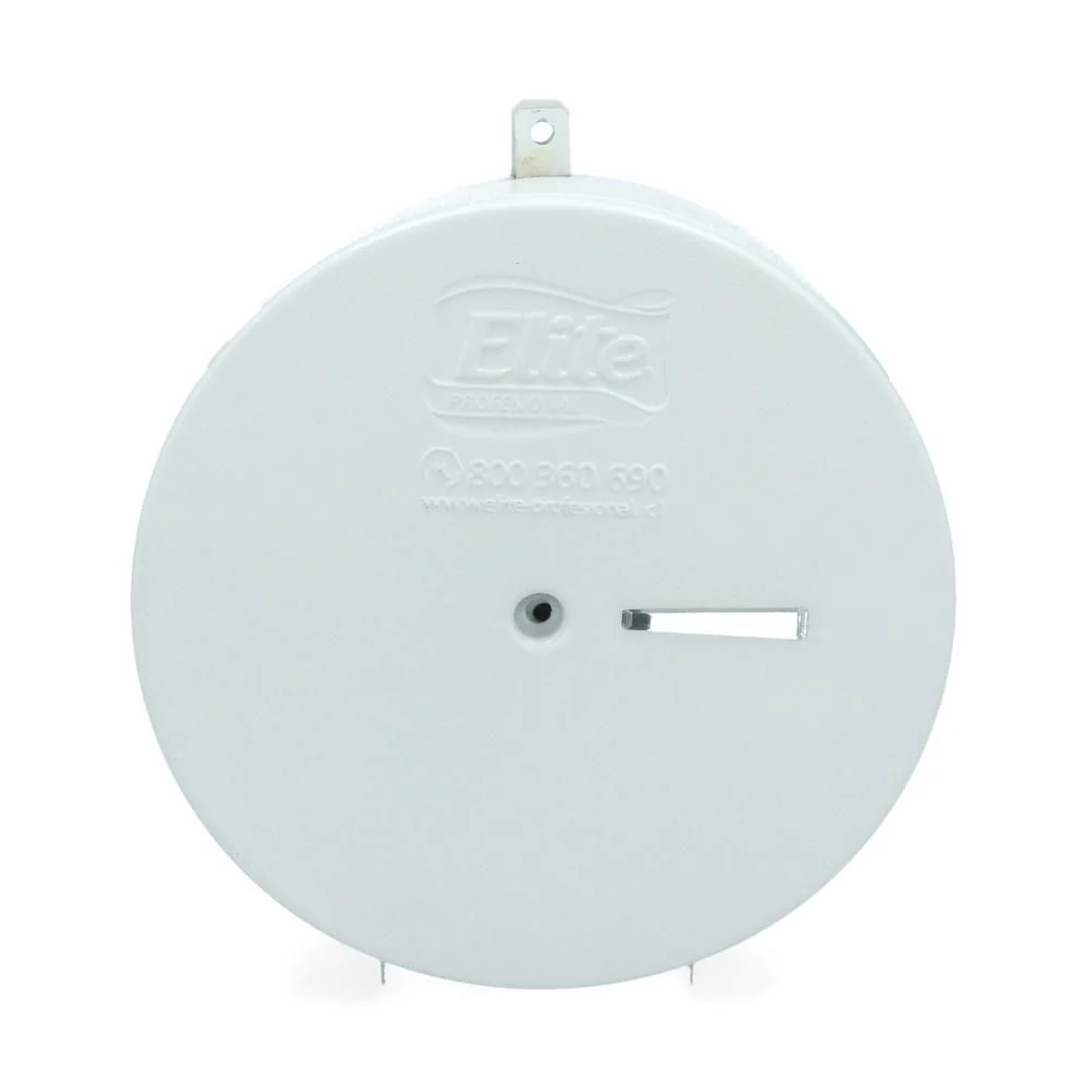 Dispensador Papel Higiénico Metálico Jumbo Blanco ELITE PROFESSIONAL