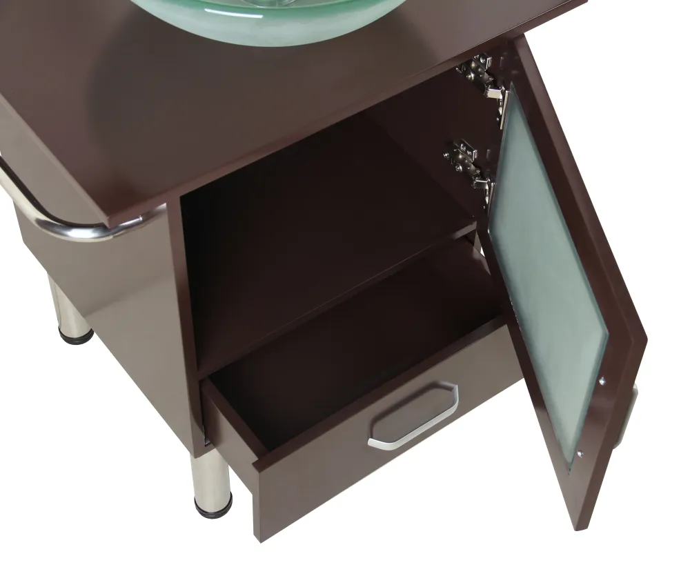 Vanity en PVC 24" - EC-023 -Blanco o Brown Brown Entop