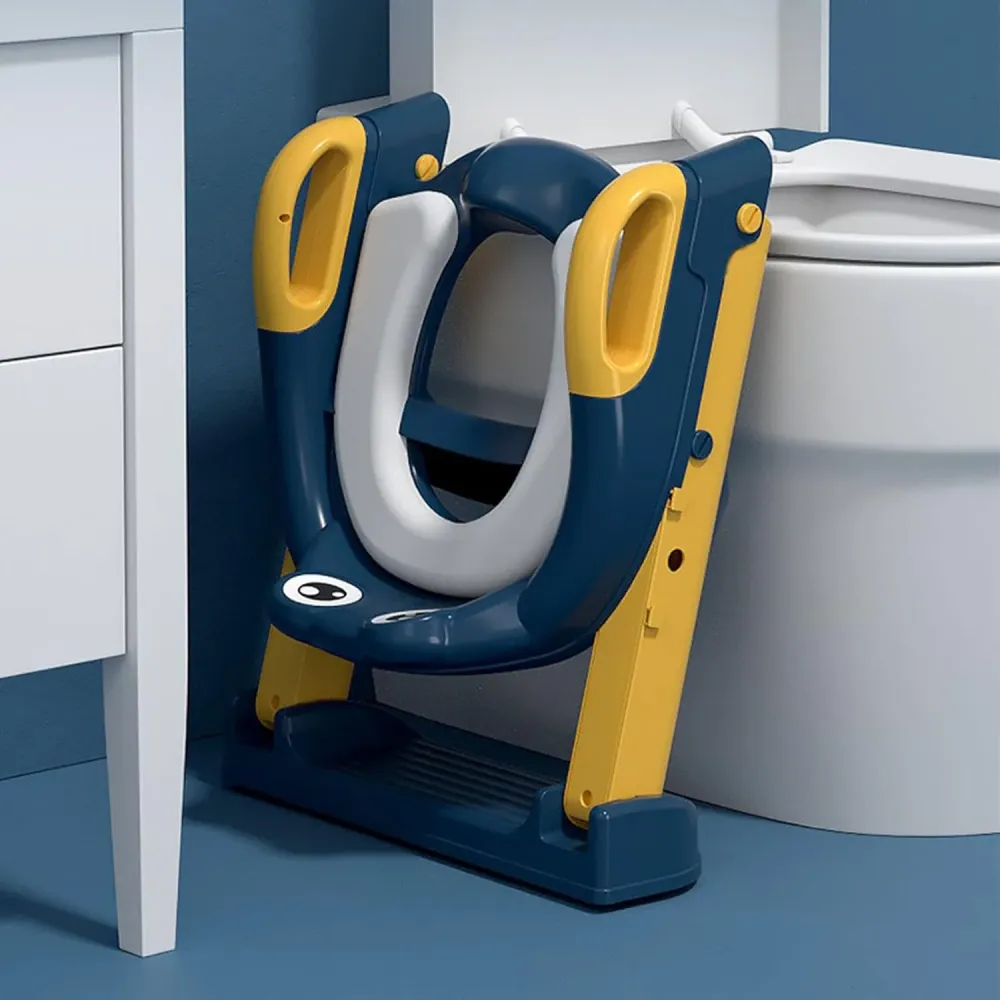 Escalera Adaptador para Baño Asiento WC para Niños Blue