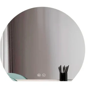 Espejo con Luz LED - Redondo con Sistema Antiempañante y Bajo Consumo - 3 Tonos de Luz