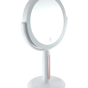 Espejo de escritorio con Luz LED y Aumento 7X Blanco
